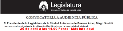 Audiencia del 20 de abril