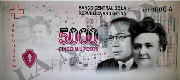 Billete de 5000 pesos