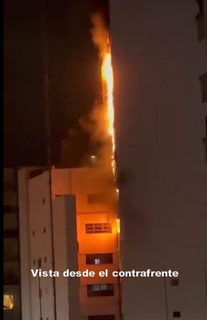 incendio calle Ecuador