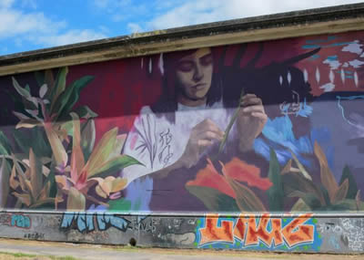 Mural cementrio Chacarita