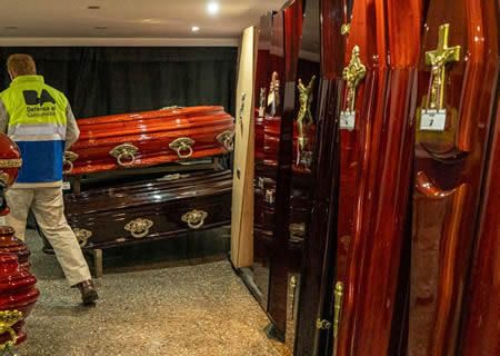 Inspeccion en casas funerarias