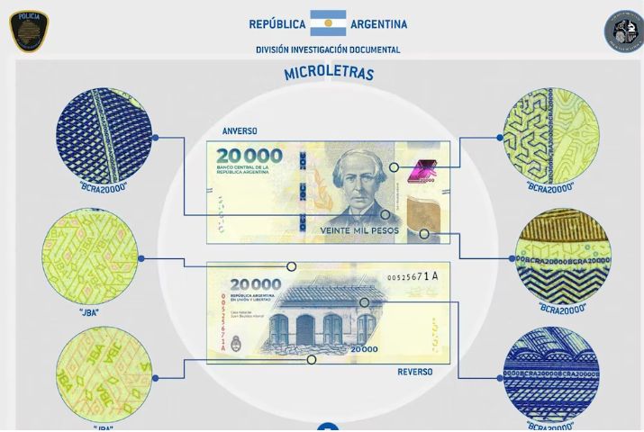 Billete de 20000 pesos